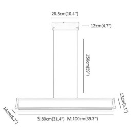 Moderne Bokpendellampe Hengende Belysning For Stue