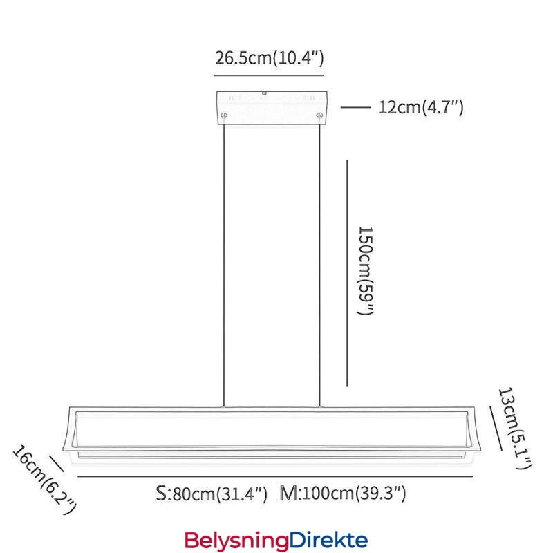 Moderne Bokpendellampe Hengende Belysning For Stue