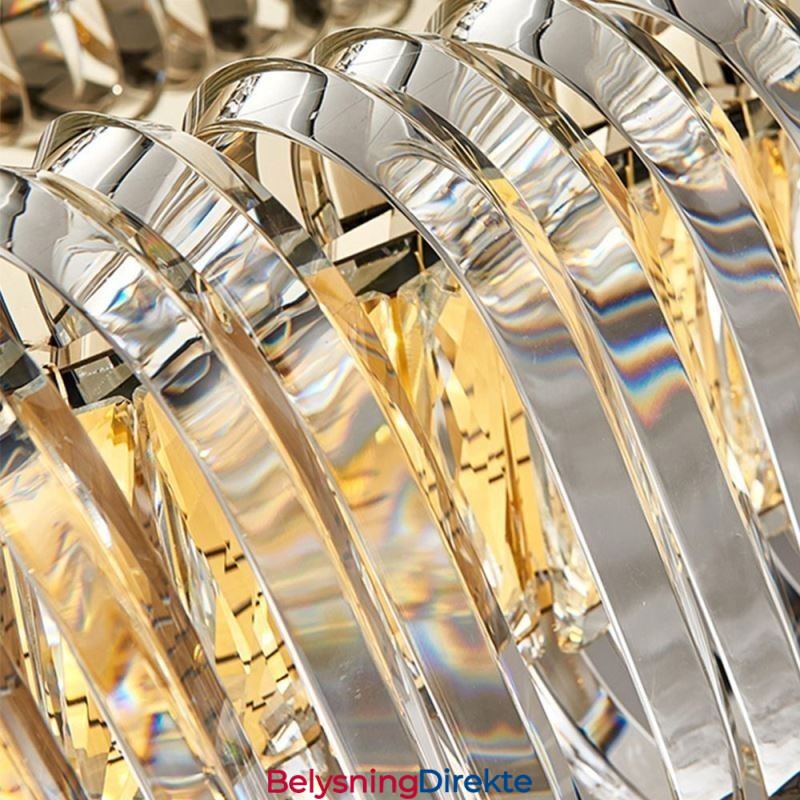 Luksuriøs Glassanhengslampe I Europeisk Stil Med Lysekrone