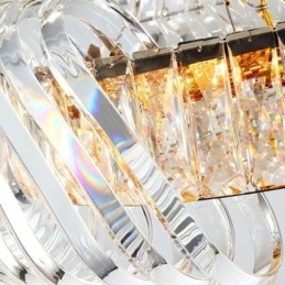 Europeisk Pendellampe Rund Glassdekorasjonshengelampe