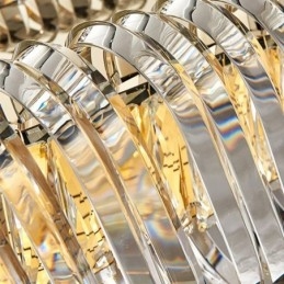 Europeisk Pendellampe Rund Glassdekorasjonshengelampe