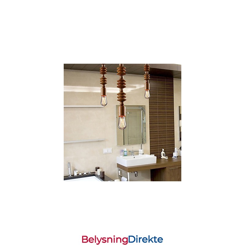 Lysekrone I Ministil, Tradisjonell Klassisk, Tre, Bambus