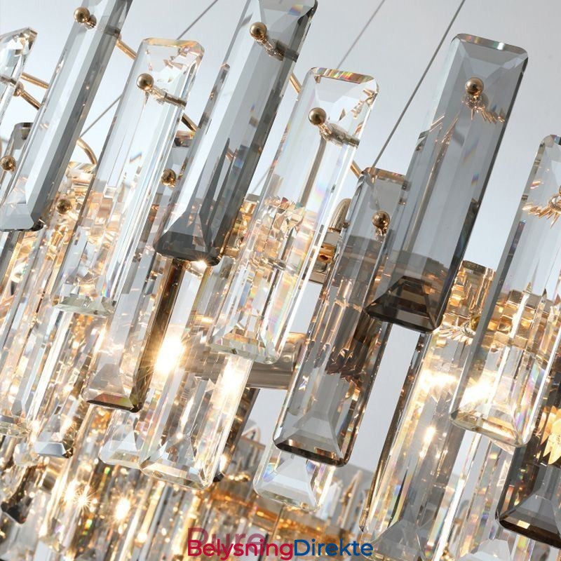 Europeisk Glasslysekrone Ovale Pendellamper