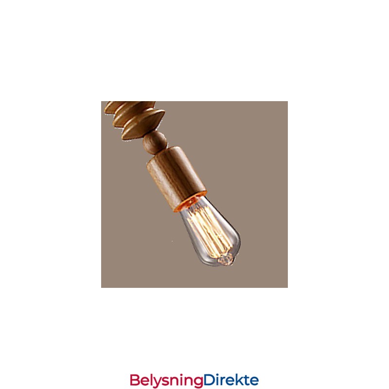 Lysekrone I Ministil, Tradisjonell Klassisk, Tre, Bambus