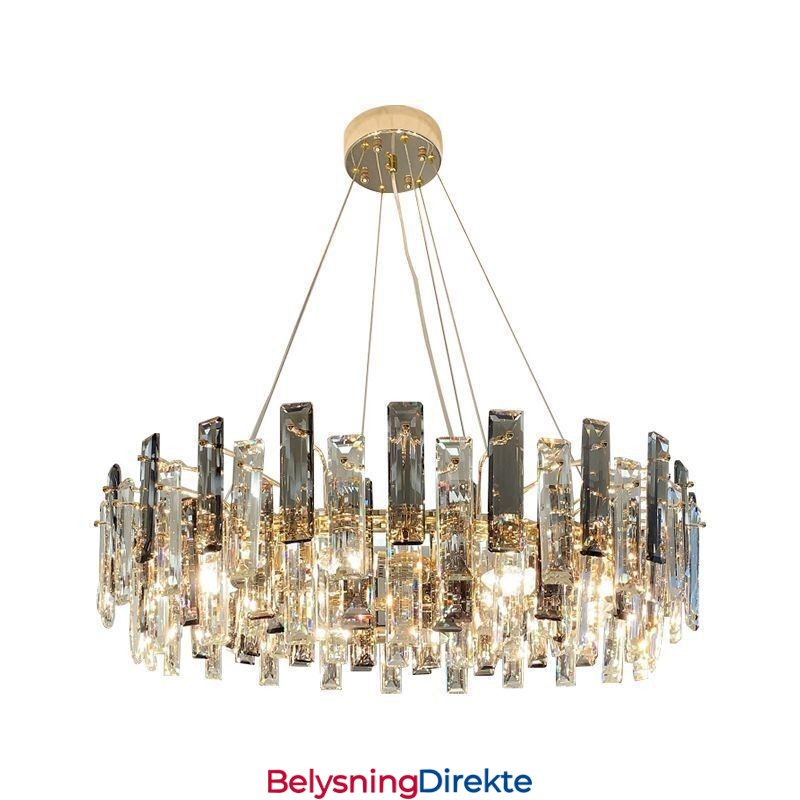 Luksuriøs Glasslysekrone I Europeisk Stil Anhengslampe