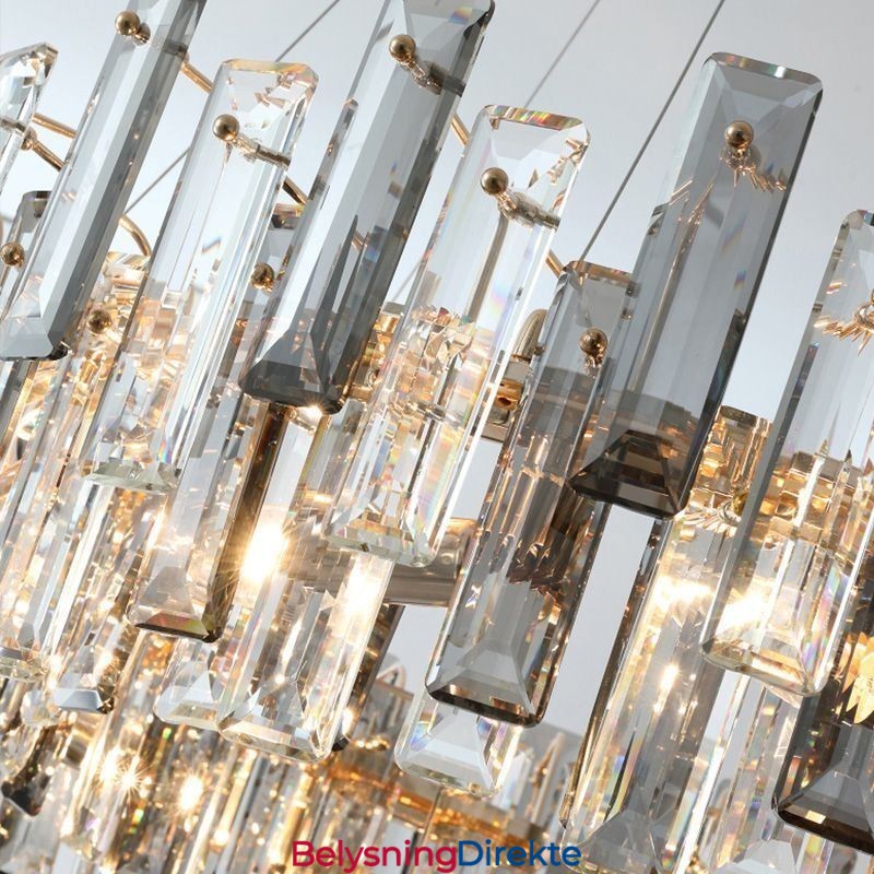 Luksuriøs Glasslysekrone I Europeisk Stil Anhengslampe