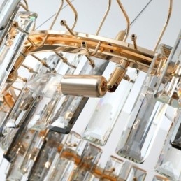 Luksuriøs Glasslysekrone I Europeisk Stil Anhengslampe