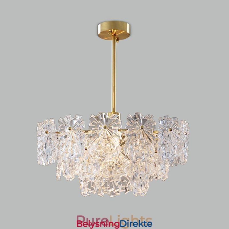 Luksuriøs Pendellampe Til Hjemmeinnredning I Glass, Lysekrone, Stue