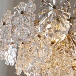 Luksuriøs Pendellampe Til Hjemmeinnredning I Glass, Lysekrone, Stue