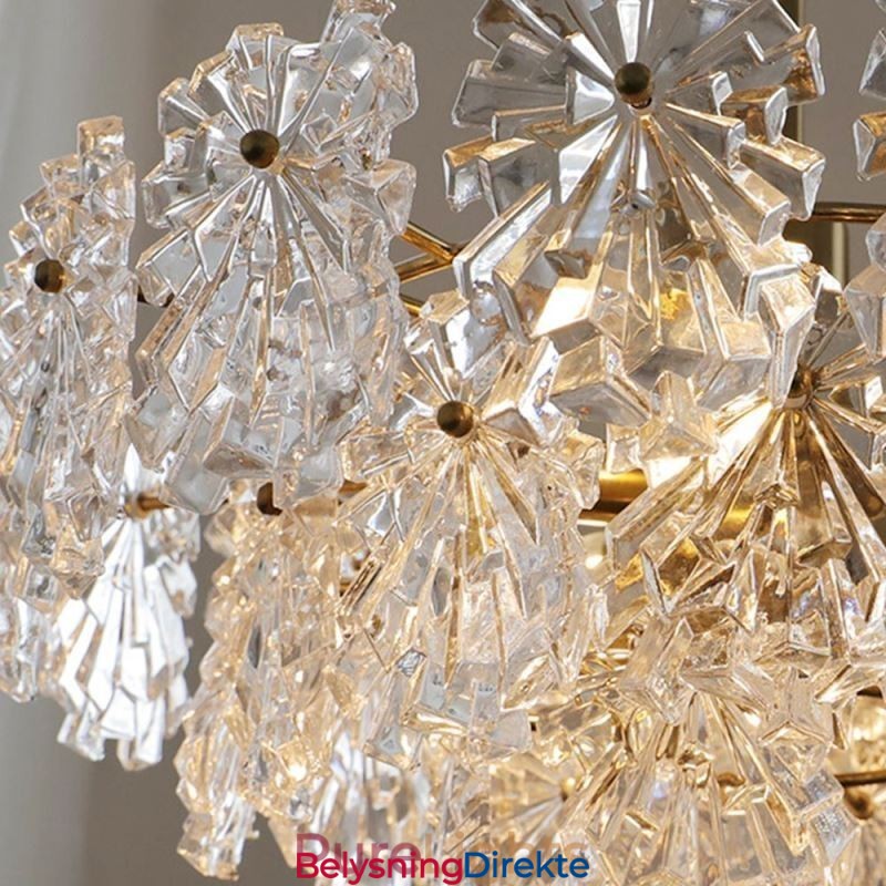 Luksuriøs Pendellampe Til Hjemmeinnredning I Glass, Lysekrone, Stue