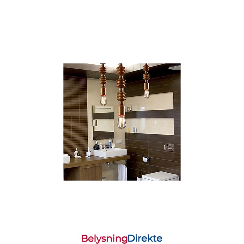 Lysekrone I Ministil, Tradisjonell Klassisk, Tre, Bambus