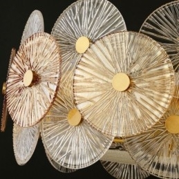 Moderne Gnistskivelysekrone Fyrverkeri Glassanhengslampe Hjemdekobelysning