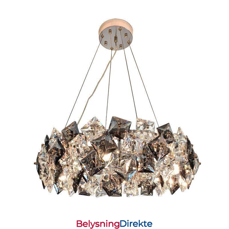 Luksuriøs Lysekrone I Glass, Moderne Minimalistisk Pendellampe For Stue