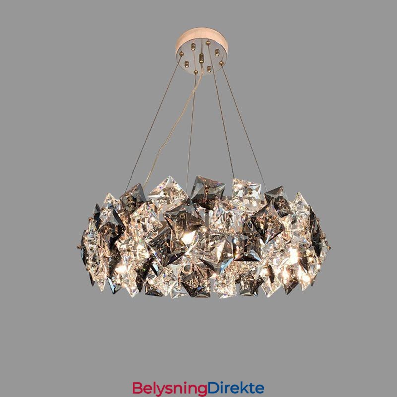 Luksuriøs Lysekrone I Glass, Moderne Minimalistisk Pendellampe For Stue