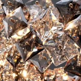 Luksuriøs Lysekrone I Glass, Moderne Minimalistisk Pendellampe For Stue