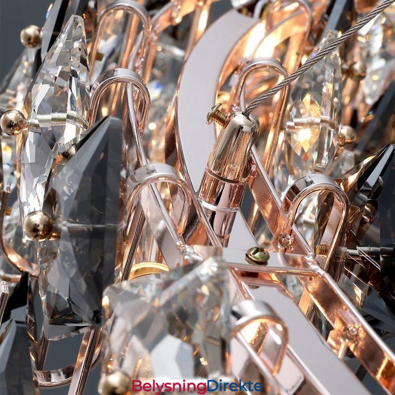 Luksuriøs Lysekrone I Glass, Moderne Minimalistisk Pendellampe For Stue