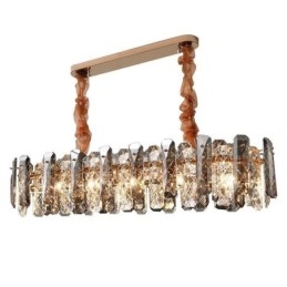 Moderne Glass Pendellampe Luksuriøs Hengende Belysningsarmatur For Spisestue