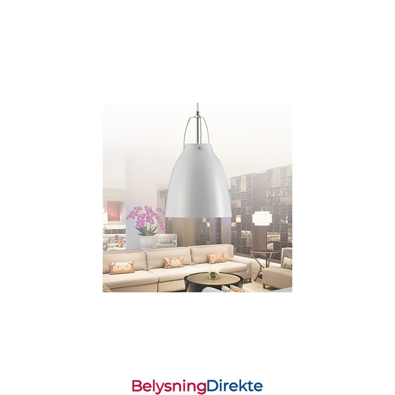 Moderne Og Inntrukket Droplight Med 1 Lyskilde I Metall