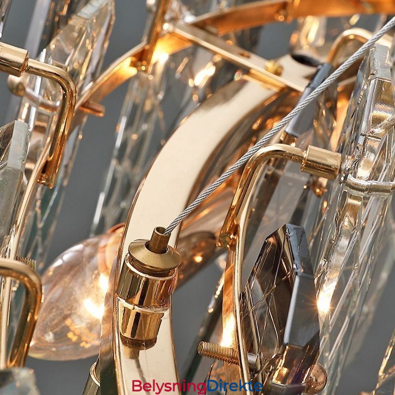Europeisk Glass Pendellampe Luksuriøs Hengelampe