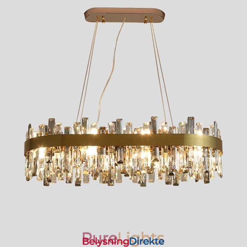 Lys Luksuriøs Lysekrone Postmoderne Glassanhengslampe