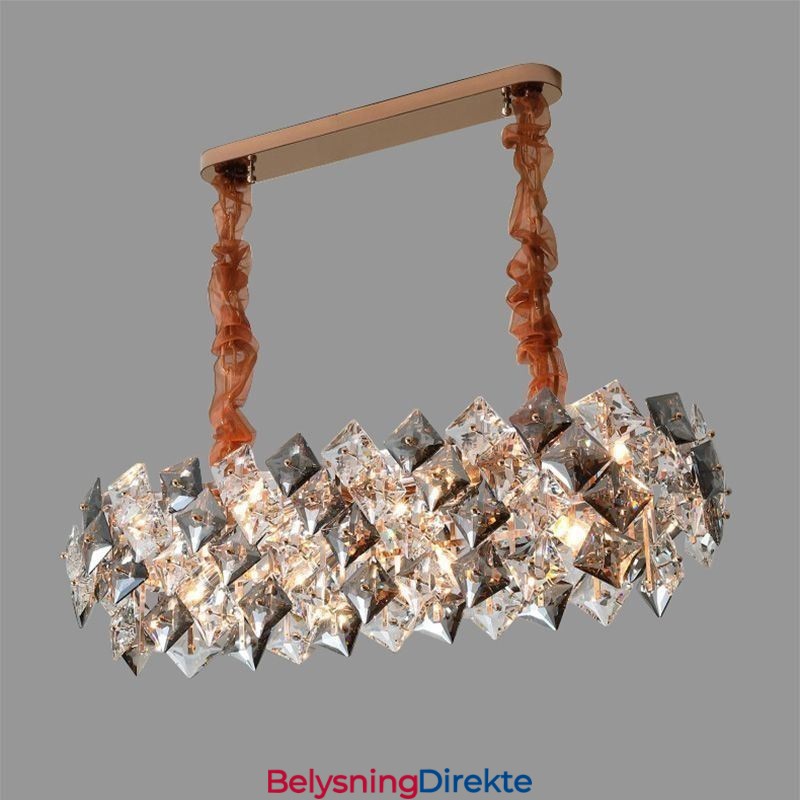 Europeisk Glasslysekrone Kreativ Lys Luksuriøs Anhengsbelysning