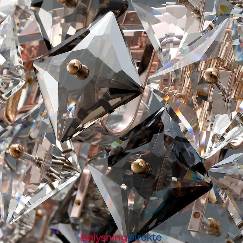 Europeisk Glasslysekrone Kreativ Lys Luksuriøs Anhengsbelysning