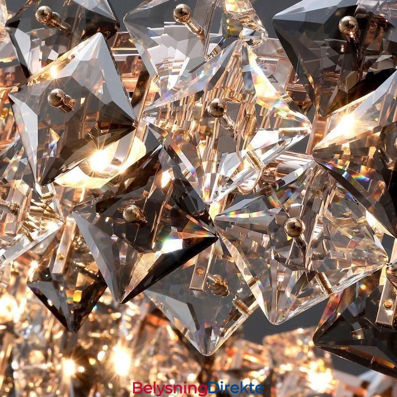 Europeisk Glasslysekrone Kreativ Lys Luksuriøs Anhengsbelysning