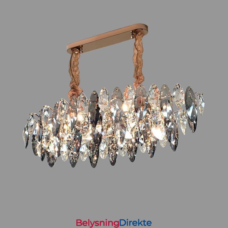 Luksuriøs Pendellampe Til Hjemmeinnredning I Glass Til Stue