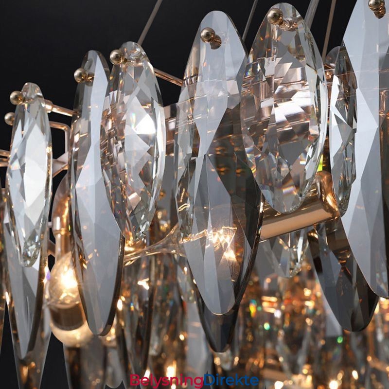 Luksuriøs Pendellampe Til Hjemmeinnredning I Glass Til Stue