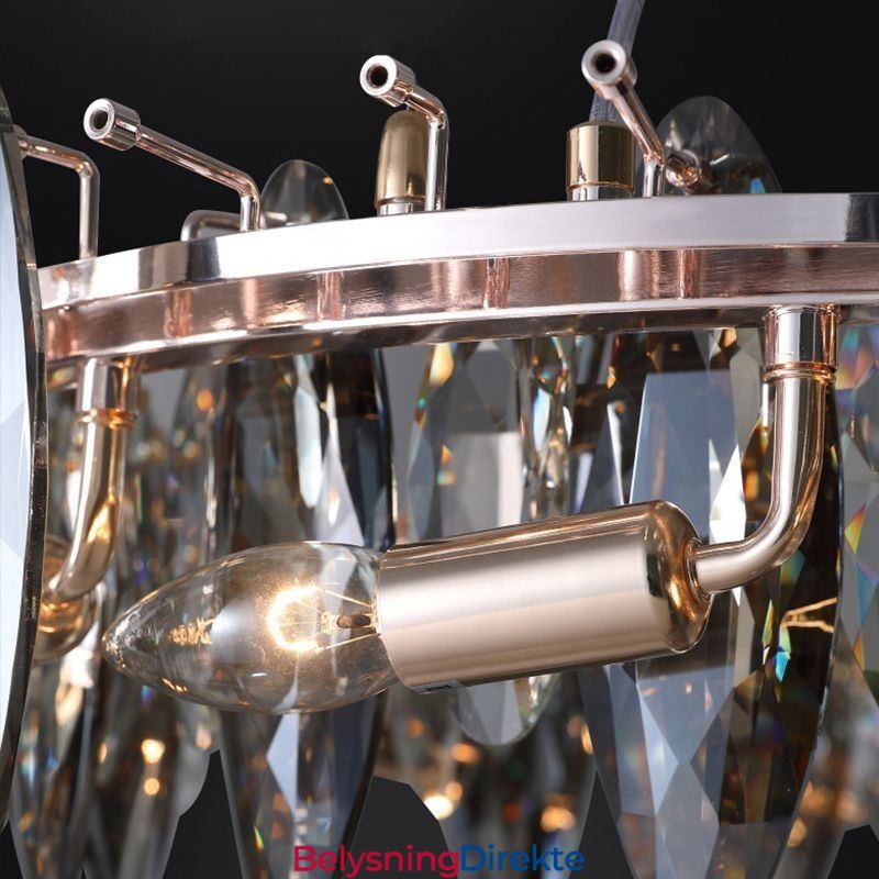 Luksuriøs Pendellampe Til Hjemmeinnredning I Glass Til Stue