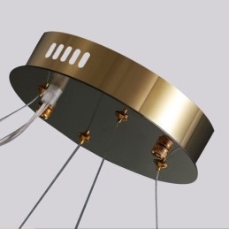 Kreativ Lysekron I Europeisk Glass Luksuriøs Anhengslampe