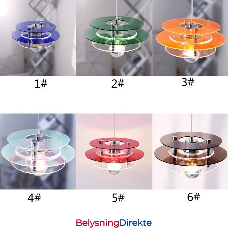 Nordisk Pendellampe Postmoderne Dekorasjon Akryl Hengelampe