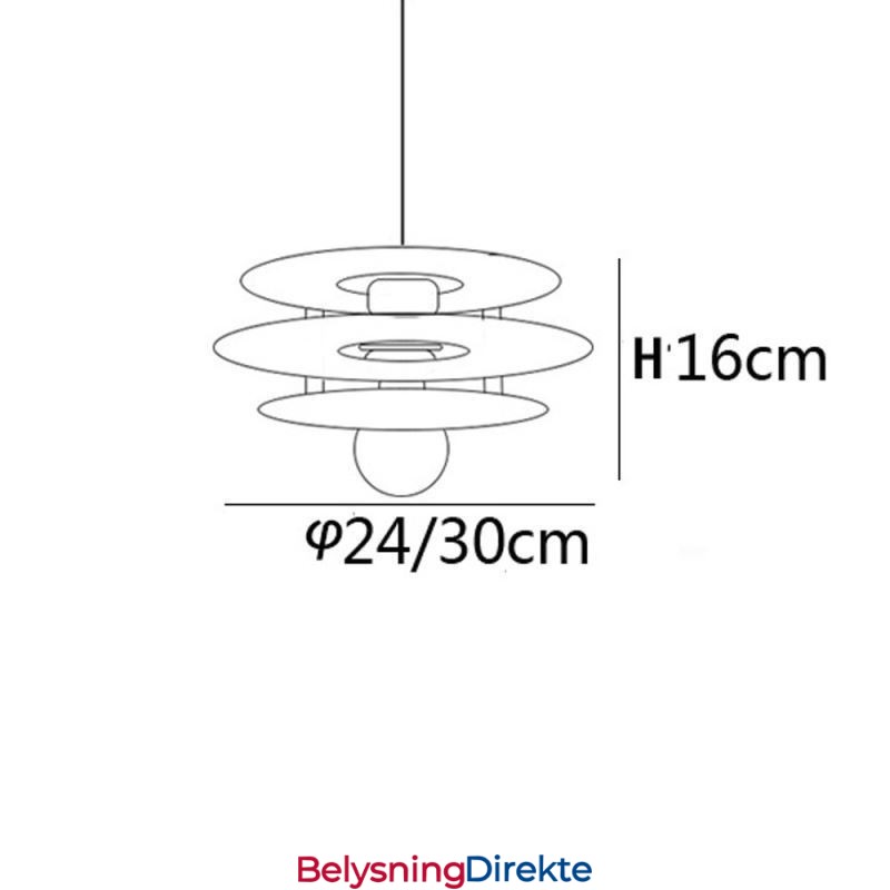 Nordisk Pendellampe Postmoderne Dekorasjon Akryl Hengelampe