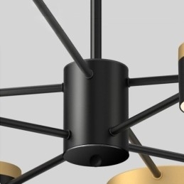 Lysekrone Med Stjerneprojeksjon Og Anhengslampe