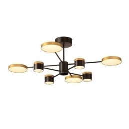 Lysekrone Med Stjerneprojeksjon Og Anhengslampe