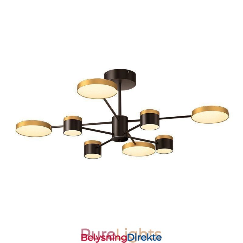 Lysekrone Med Stjerneprojeksjon Og Anhengslampe