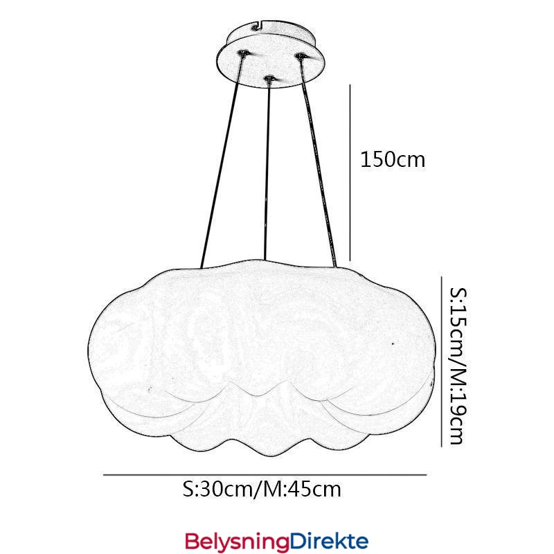Nordisk Pendellampe Kreativitet Gresskarformede Hengelamper