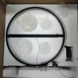 Moderne Hengende Lysarmatur Lysekrone Glass Boble Anhengslampe