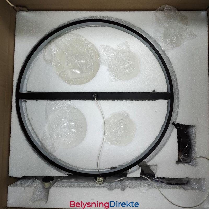 Moderne Hengende Lysarmatur Lysekrone Glass Boble Anhengslampe