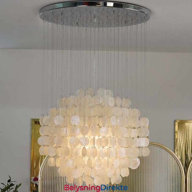 Moderne Skjellpendellampe Moderne Hengende Takbelysning For Spisestue