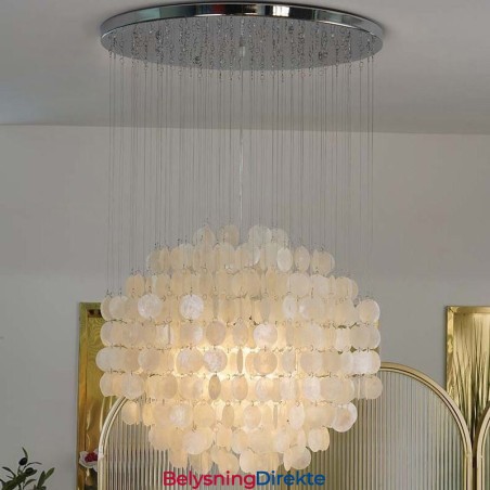 Moderne Skjellpendellampe Moderne Hengende Takbelysning For Spisestue