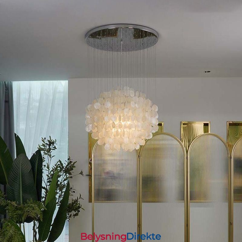 Moderne Skjellpendellampe Moderne Hengende Takbelysning For Spisestue