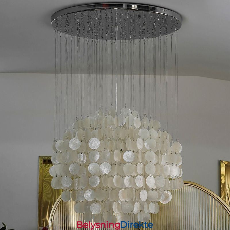 Moderne Skjellpendellampe Moderne Hengende Takbelysning For Spisestue