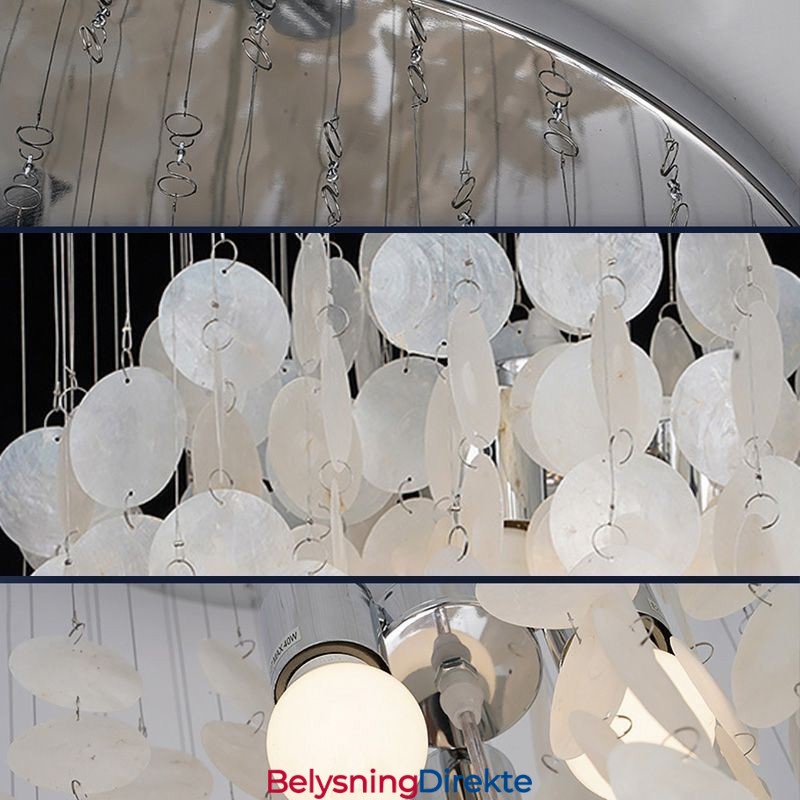 Moderne Skjellpendellampe Moderne Hengende Takbelysning For Spisestue