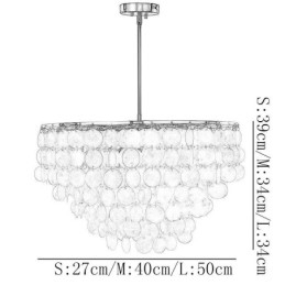 Europeisk Skjell Pendellampe Moderne Hengende Lampe