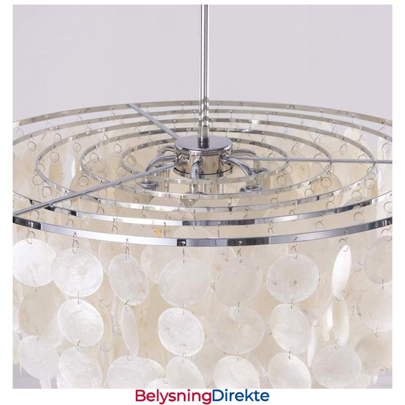 Europeisk Skjell Pendellampe Moderne Hengende Lampe