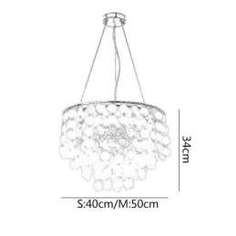 Moderne Hvit Skalllampe I Tak, Pendellampe, Lysekrone