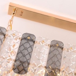 Moderne Krystall Pendellampe Luksuriøs Oval Hengelampe