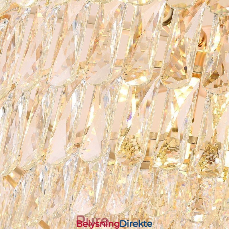 Luksuriøs Europeisk Pendellampe Krystalltaklampe