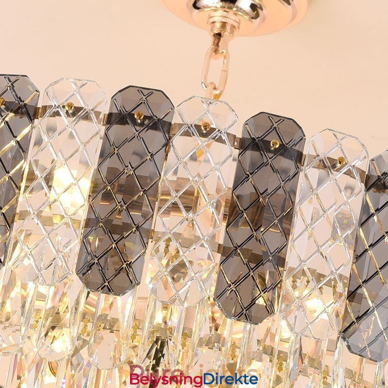 Luksuriøs Europeisk Pendellampe Krystalltaklampe